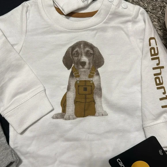 Carhartt Baby Onesies - Gray-Blue, Black, White NWT - Picture 4 of 4